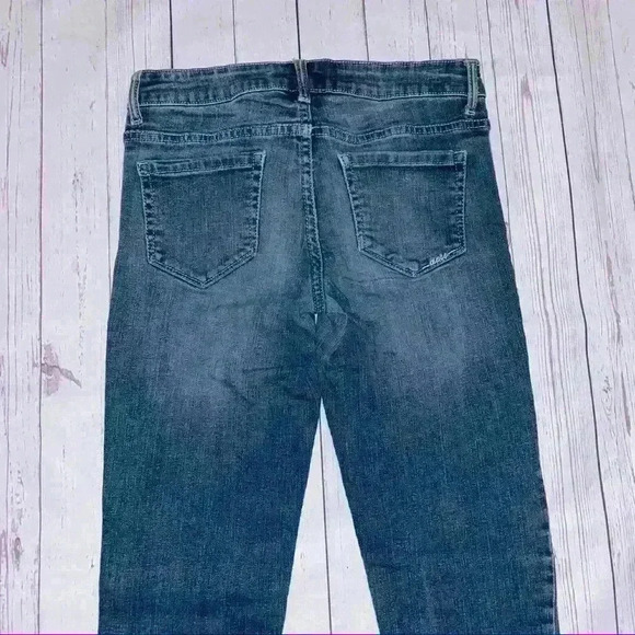 Aeropostale Lola Jegging 3/4 Regular Washed Blue - Picture 3 of 5